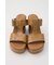 CROCO CHUNKY HEEL サンダル