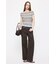 STRIPED OFF SHOULDER トップス