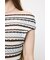 STRIPED OFF SHOULDER トップス