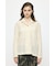 OPEN COLLAR LACE シャツ