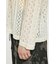 OPEN COLLAR LACE シャツ