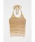 MIX YARN HALTER KNIT トップス
