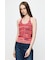 MIX YARN HALTER KNIT トップス