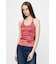 MIX YARN HALTER KNIT トップス