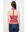 MIX YARN HALTER KNIT トップス