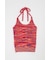 MIX YARN HALTER KNIT トップス