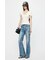 OFF SHOULDER HALF ZIP ニットトップス