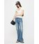OFF SHOULDER HALF ZIP ニットトップス