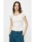 BACK OPEN SHORT SLEEVE TEE