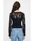 PATCH LACY RUFFLE トップス