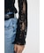 PATCH LACY RUFFLE トップス