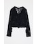 PATCH LACY RUFFLE トップス