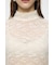 ES LACE HI NECK トップス