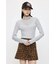 ES SHEER TURTLE KNIT トップス