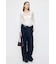 ES SHEER HENRY NECK KNIT トップス