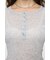 ES SHEER HENRY NECK KNIT トップス
