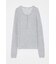ES SHEER HENRY NECK KNIT トップス