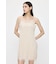 WASHER VELOUR SLIP MINI ドレス
