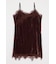 WASHER VELOUR SLIP MINI ドレス