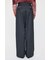 BELTED WIDE TUCK パンツ