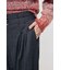 BELTED WIDE TUCK パンツ