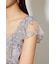 【AKB48 平田侑希さん着用】エンブロイダリーチュールフレアスリーブワンピース