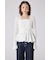 クロップドフレアスリーブシアーニットカーディガン