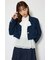 【森香澄さん着用】パール付きシングルショートテーラードジャケット