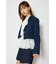 【森香澄さん着用】パール付きシングルショートテーラードジャケット