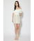 アシンメトリーツイードミニニットワンピース