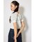 【AKB48 伊藤百花さん着用アイテム】ビジュー付きバックリボンニットトップス