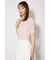 【AKB48 伊藤百花さん着用アイテム】ビジュー付きバックリボンニットトップス