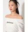 オフショルカットロングTシャツ