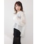 アシンメトリーストライプシャツ