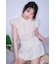 【AKB48着用アイテム】ベルト付きアシンメトリーツイードスカート