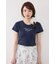 ラインストーンコンパクトロゴTシャツ