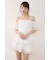 【AKB48 伊藤百花さん着用アイテム】2WAYビジューオフショルブラウス