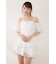 【AKB48 伊藤百花さん着用アイテム】2WAYビジューオフショルブラウス