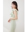 【AKB48 倉野尾成美さん着用アイテム】ショルダーフリルタイトニットワンピース