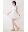 【女神ワンピース】ホルターネックギャザーミニフレアワンピース
