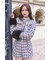【乃木坂46 金川紗耶さん着用】ツイードショートジャストウエストパンツ