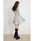 【乃木坂46 金川紗耶さん着用】リボンシャツフレアニットミニワンピース