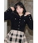 【≠ME 鈴木瞳美さん着用】カーデセットフードミニニットワンピース