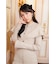 【≠ME 鈴木瞳美さん着用】ケープデザインフリルミニニットワンピース