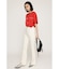 PLEATS LAYERED FLARE パンツ