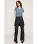 PLEATS LAYERED FLARE パンツ