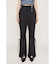 PLEATS LAYERED FLARE パンツ