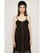 SHEER CAMI ZIP ドレス