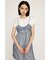 SHEER CAMI ZIP ドレス