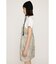 SHEER CAMI ZIP ドレス
